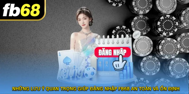 Những lưu ý quan trọng giúp ĐĂNG NHẬP FB68 an toàn và ổn định