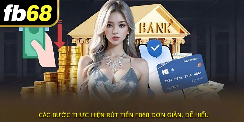Các bước thực hiện RÚT TIỀN FB68 đơn giản, dễ hiểu