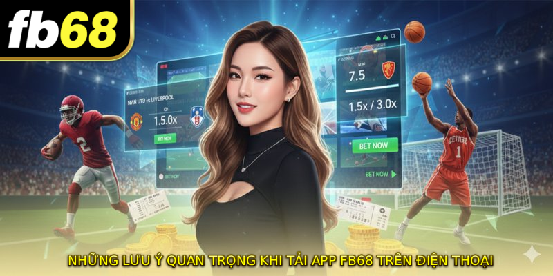 Những lưu ý quan trọng khi TẢI APP FB68 trên điện thoại